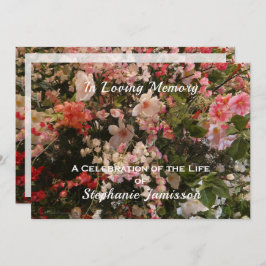 Celebración de la vida Invitación Boho Moda Floral