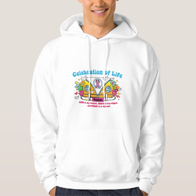 ¡Celebración de la vida! Sudadera con capucha para (Anverso)