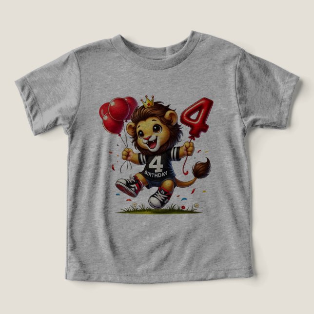 Celebración de los Cuatro Grandes: León con globos (Diseño delantero )