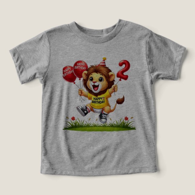 Celebración de los dos grandes: León con globos (Diseño delantero )
