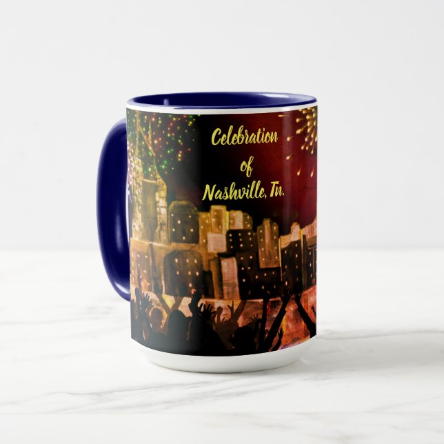 Celebración de Nashville, Tn. Taza (Anverso izquierdo)
