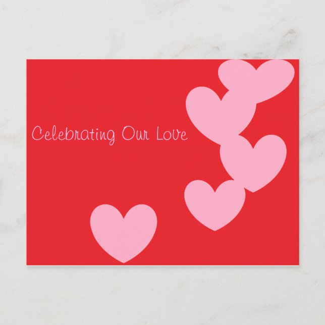 Celebración de nuestra postal del amor (Anverso)
