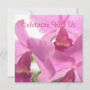 Celebración de orquídeas/ Invitaciones para cualqu