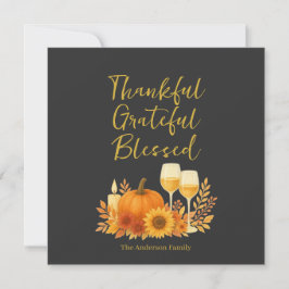 Celebración de otoño - Elegante Día de Acción de G