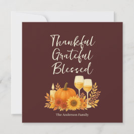 Celebración de otoño - Elegante Día de Acción de G