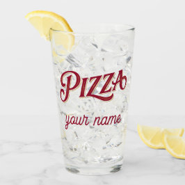 Celebración de Pizza Letra Clásica Italiana de Com