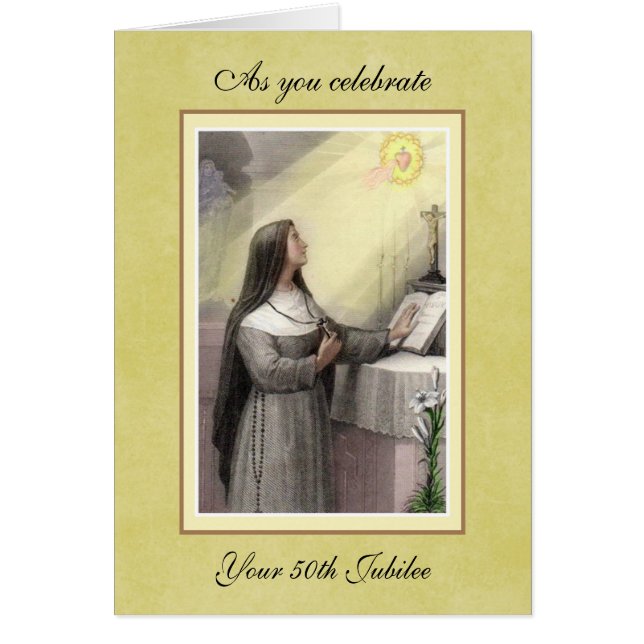 Celebración del 50 aniversario de las monjas (Frente)