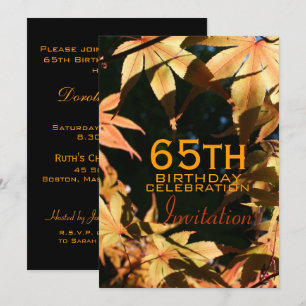 Celebración del 65 aniversario Invitación al Perso