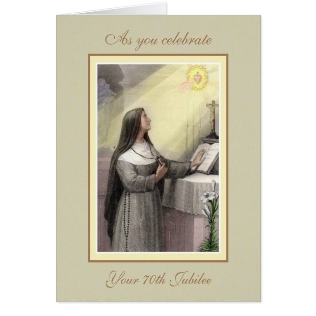 Celebración del aniversario 70 de las monjas (Frente)