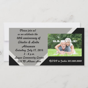 Celebración del Aniversario de Plata Negra Moderna