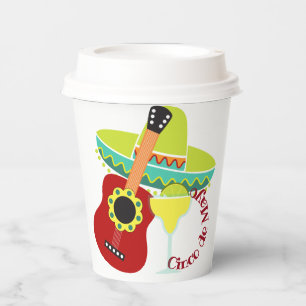 Celebración del Cinco de Mayo 8 onzas. Vaso de Pap