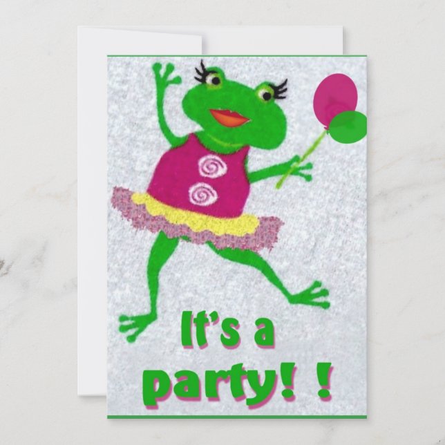 Celebración del cumpleaños de la invitación a la f (Anverso)