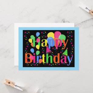 Celebración del cumpleaños. ¡Es hora de fiesta!