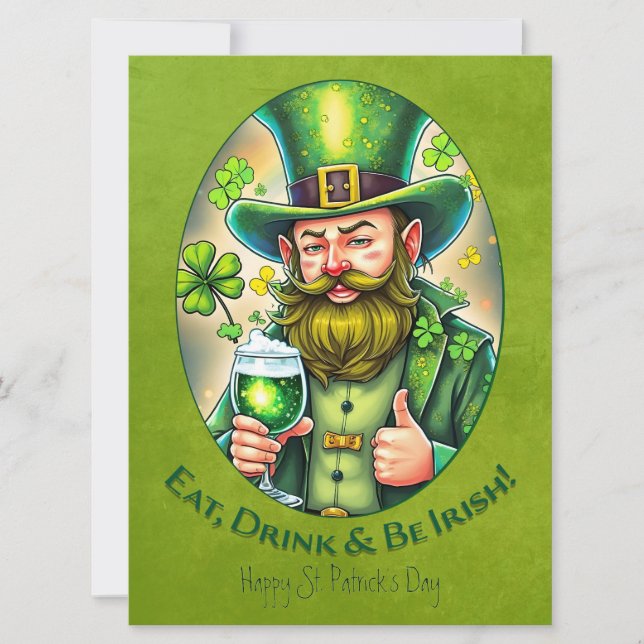 Celebración del Día de San Patricio - un brindis p (Anverso)