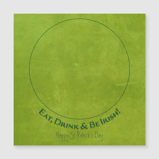 Celebración del Día de San Patricio - una tostada  (Anverso)