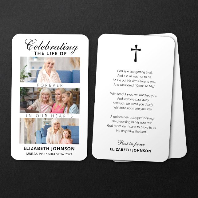 Celebración del funeral de la vida 3 Tarjeta fotog (Subido por el creador)