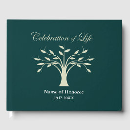 Celebración del libro de invitados de diseño de ár