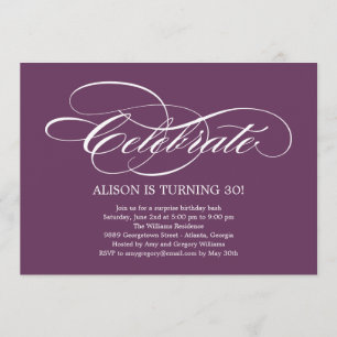 Celebración elegante Invitación a la fiesta genera