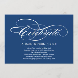 Celebración elegante Invitación a la fiesta genera