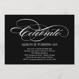 Celebración elegante Invitación a la fiesta genera