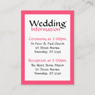 Celebración en tarjetas de referencia de invitados