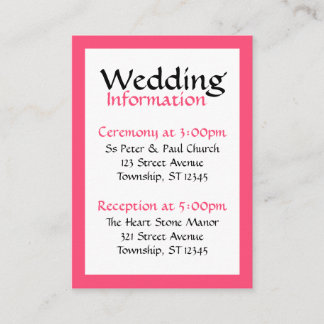 Celebración en tarjetas de referencia de invitados