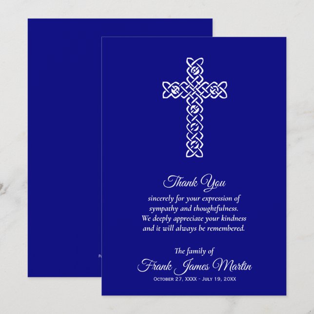 Celebración funeraria de la vida marina azul graci (Anverso / Reverso)