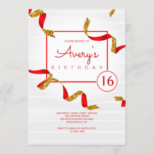 Celebración Invitación a fiesta de cumpleaños