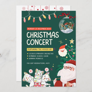 "Celebración mágica: Tarjeta de invitación a Navid