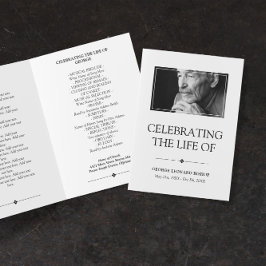Celebración minimalista del programa del entierro