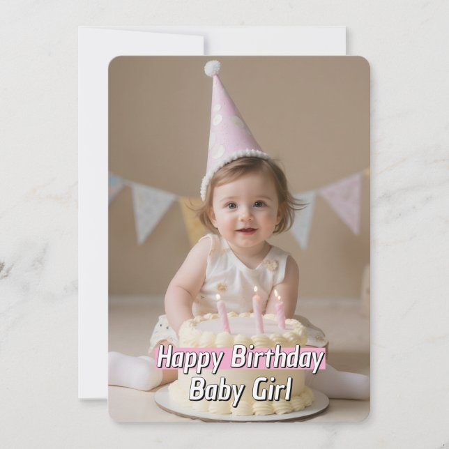Celebración suave Descarga de tarjeta de cumpleaño (Anverso)