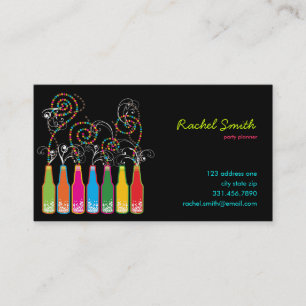 ¡Celebraciones burbujeantes! Tarjeta del perfil