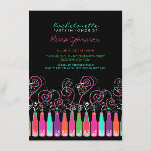 Celebraciones de burbujas de diversión Invitación