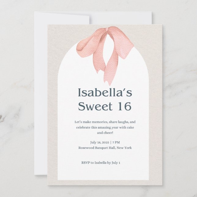 "Celébralo con estilo – Invitación elegante para S (Anverso)