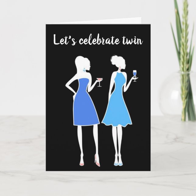 CELEBRAMOS NUESTRA TARJETA DE TWIN DEL **60º CUMPL (Anverso)