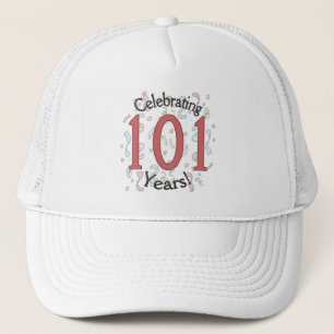 Celebrando 101 años de gorra de confeti