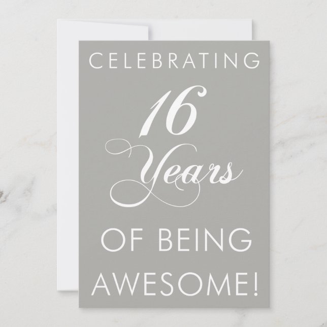 Celebrando 16 Años De Ser Una Invitación Increíble (Anverso)