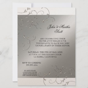 Celebrando 25 años, Invitación de Aniversario 25°