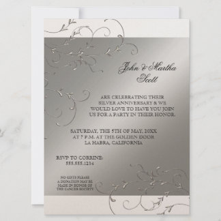 Celebrando 25 años, Invitación de Aniversario 25°