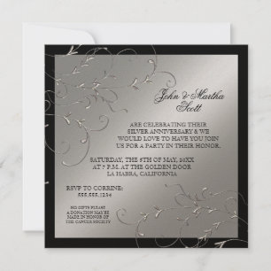 Celebrando 25 años, Invitación de Aniversario 25°