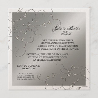 Celebrando 25 años, Invitación de Aniversario 25°