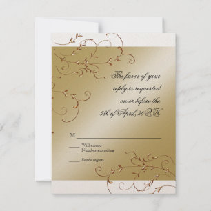 Celebrando 50 años, Tarjeta de Respuesta RSVP