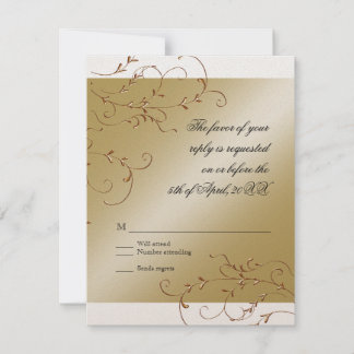 Celebrando 50 años, Tarjeta de Respuesta RSVP