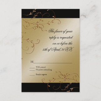 Celebrando 50 años, Tarjeta de Respuesta RSVP