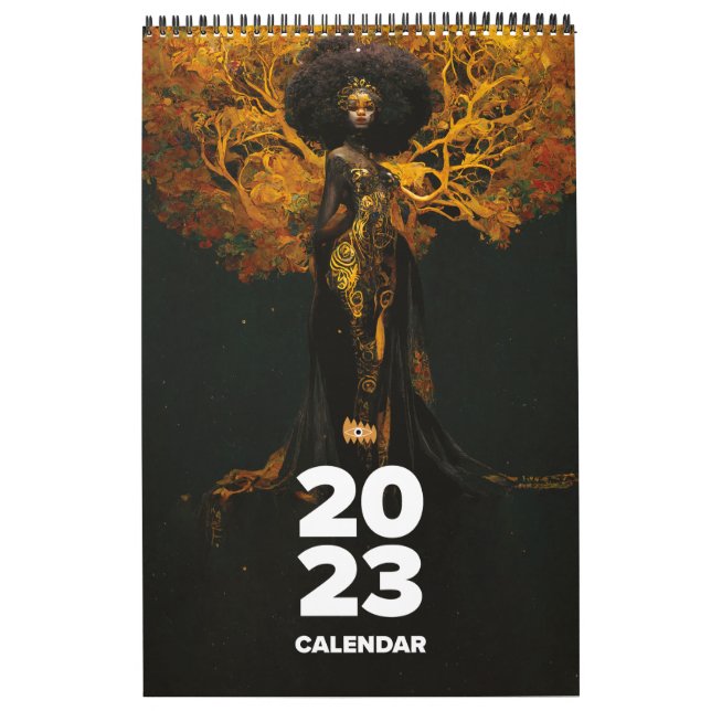 Celebrando a las mujeres negras: Un calendario art (Tapa)