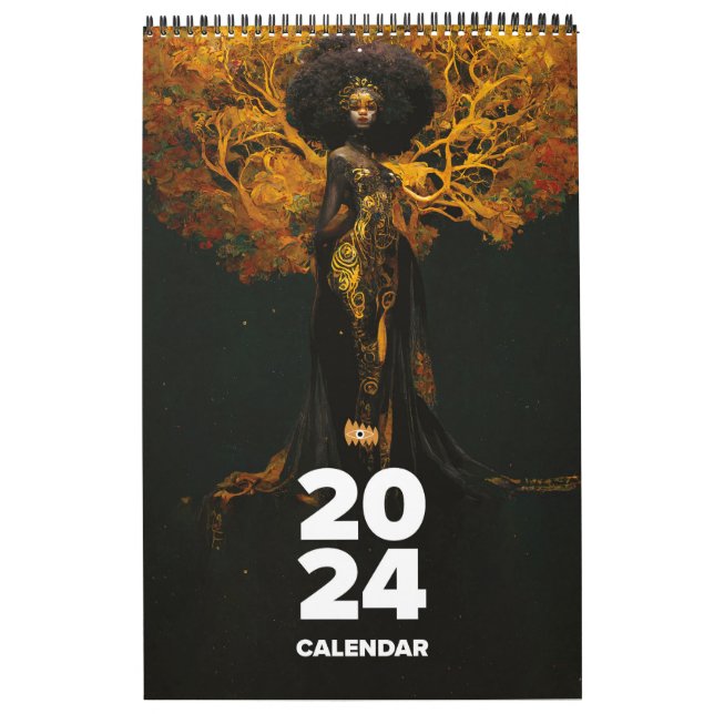 Celebrando a las mujeres negras: Un calendario art (Tapa)