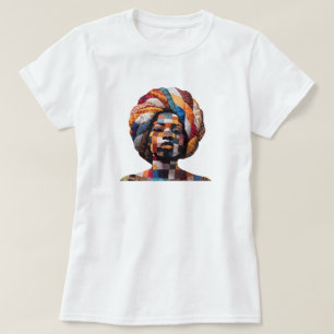Celebrando el colorido arte de la camiseta de quil