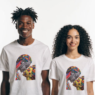 Celebrando la Camiseta del Arte del Acolchado