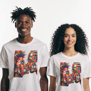 Celebrando la Camiseta del Arte del Acolchado