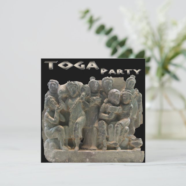 Celebrando la invitación (Anverso de pie)